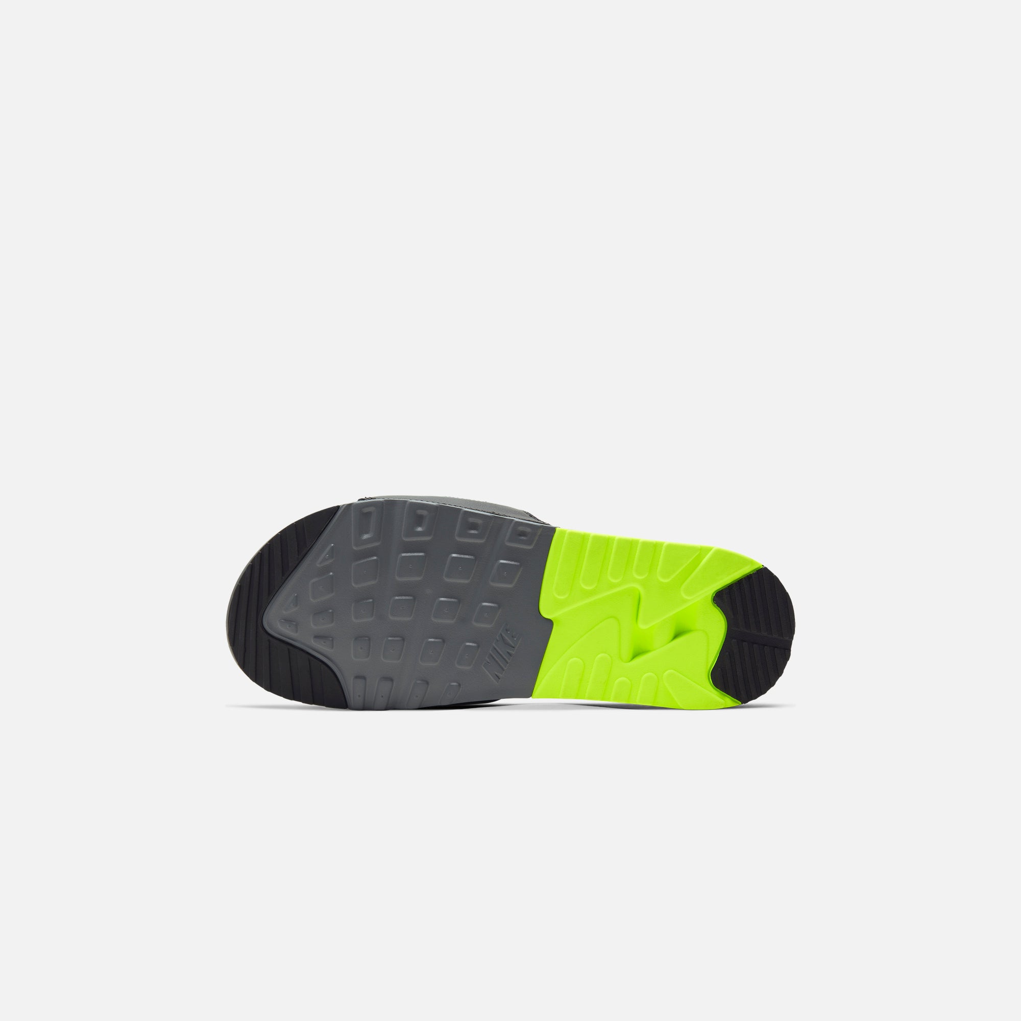 Nike Air Max 90 Slide - Smoke Grey / Volt / Grey Fog – Kith