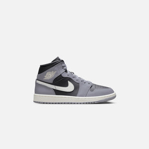 Nike Wmns Air Jordan 1 Mid - Cement Grey / Sail / Anthracite – Kith