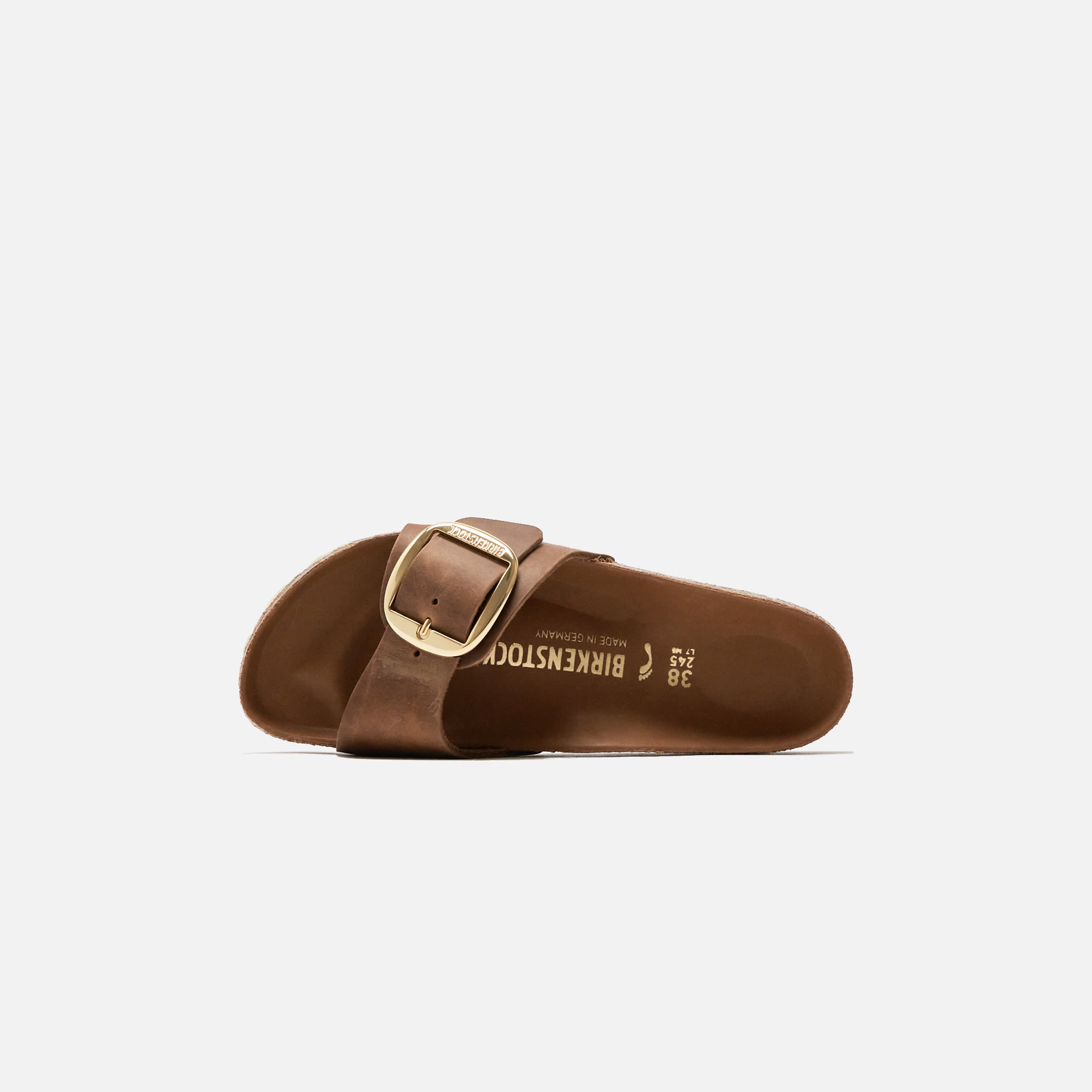 Birkenstock WMNS Madrid Big Buckle Cognac - Brown