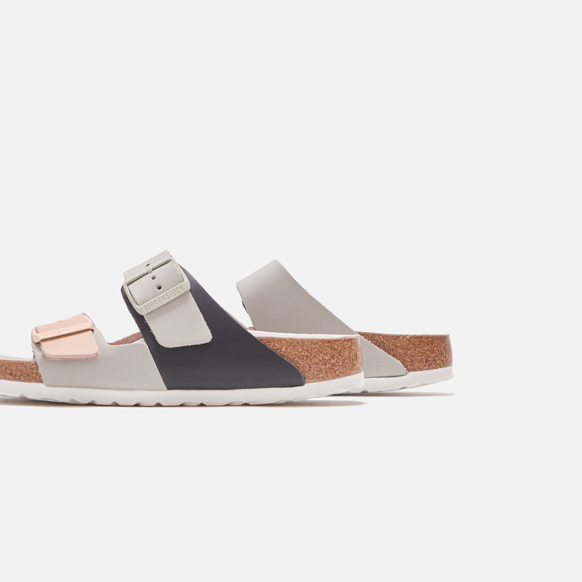 Birkenstock Arizona Split Hex Nubuck Leather - Mineral / Light Rose