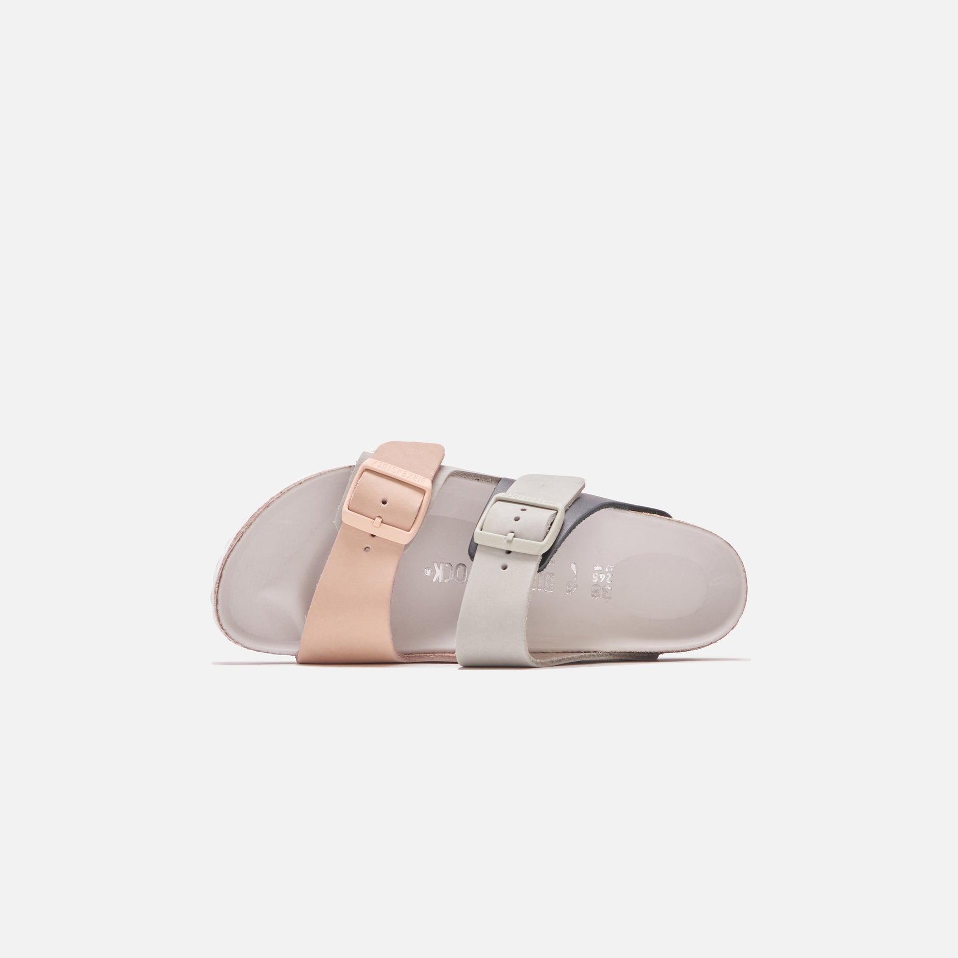 Birkenstock Arizona Split Hex Nubuck Leather - Mineral / Light Rose