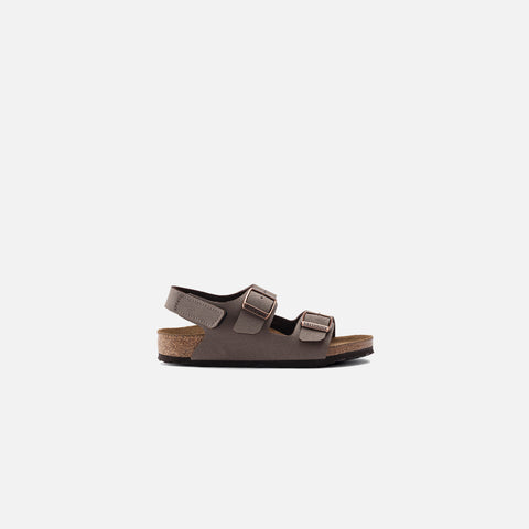 Birkenstock Kids Milano Hook and Loop - Mocha