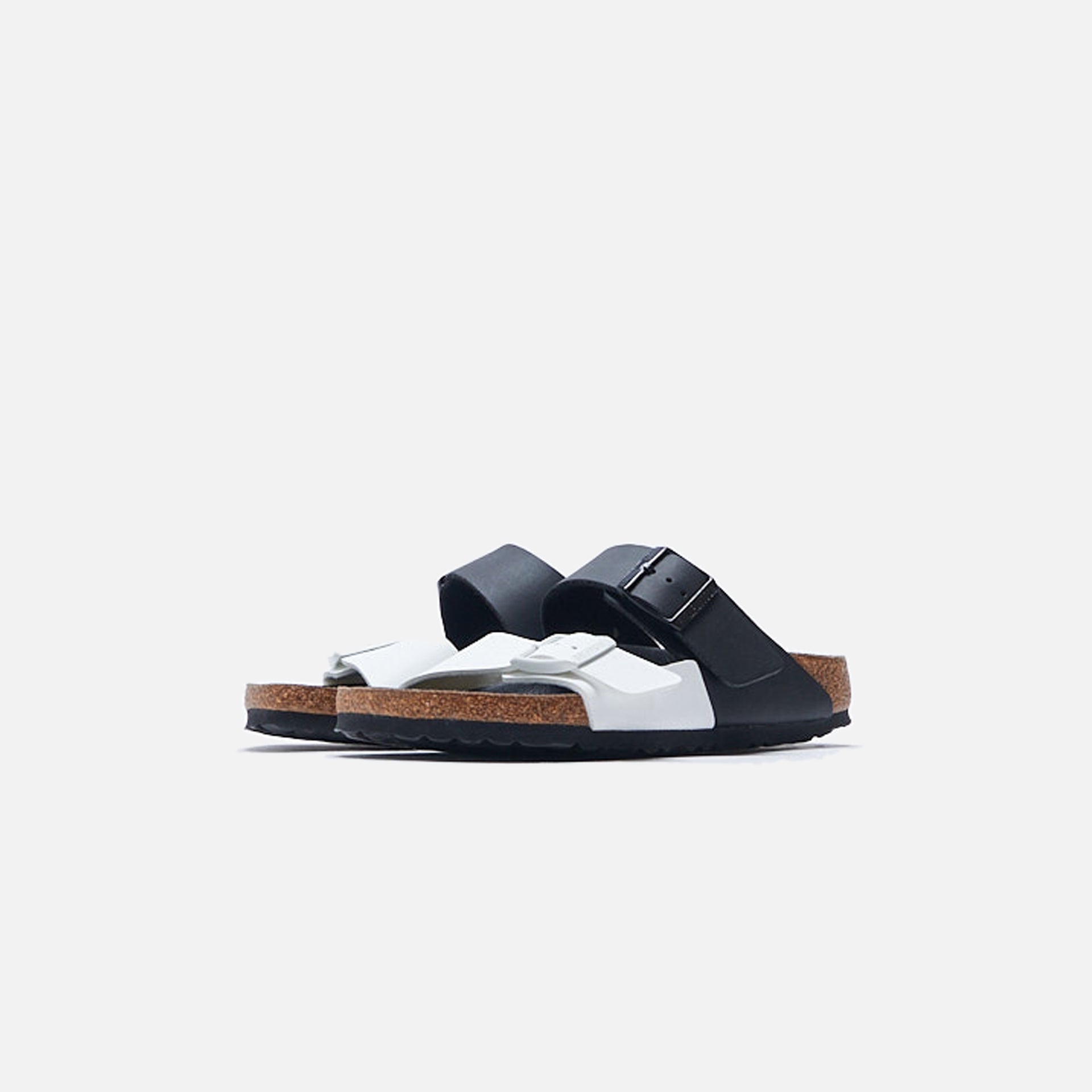 Birkenstock Arizona Split Birko-Flor - Black / White