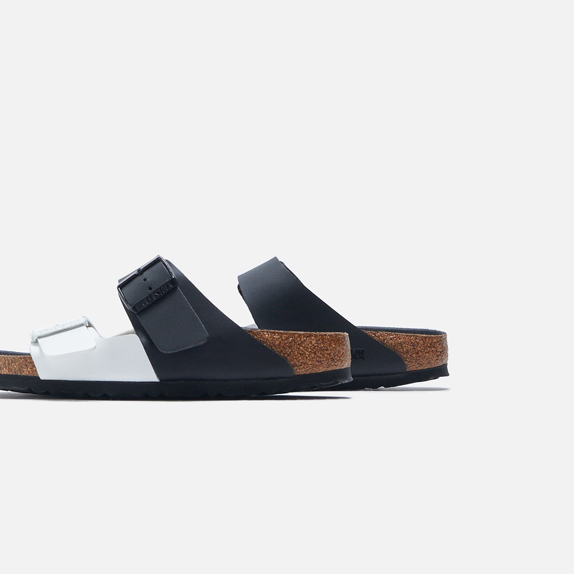 Birkenstock Arizona Split Birko-Flor - Black / White