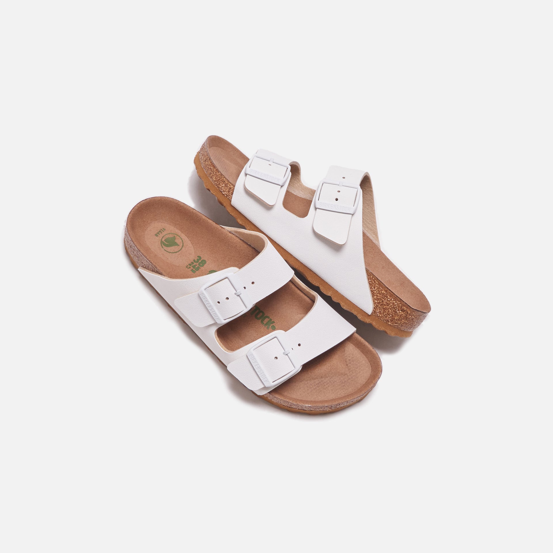 Birkenstock WMNS Arizona Vegan Birkibuc - White