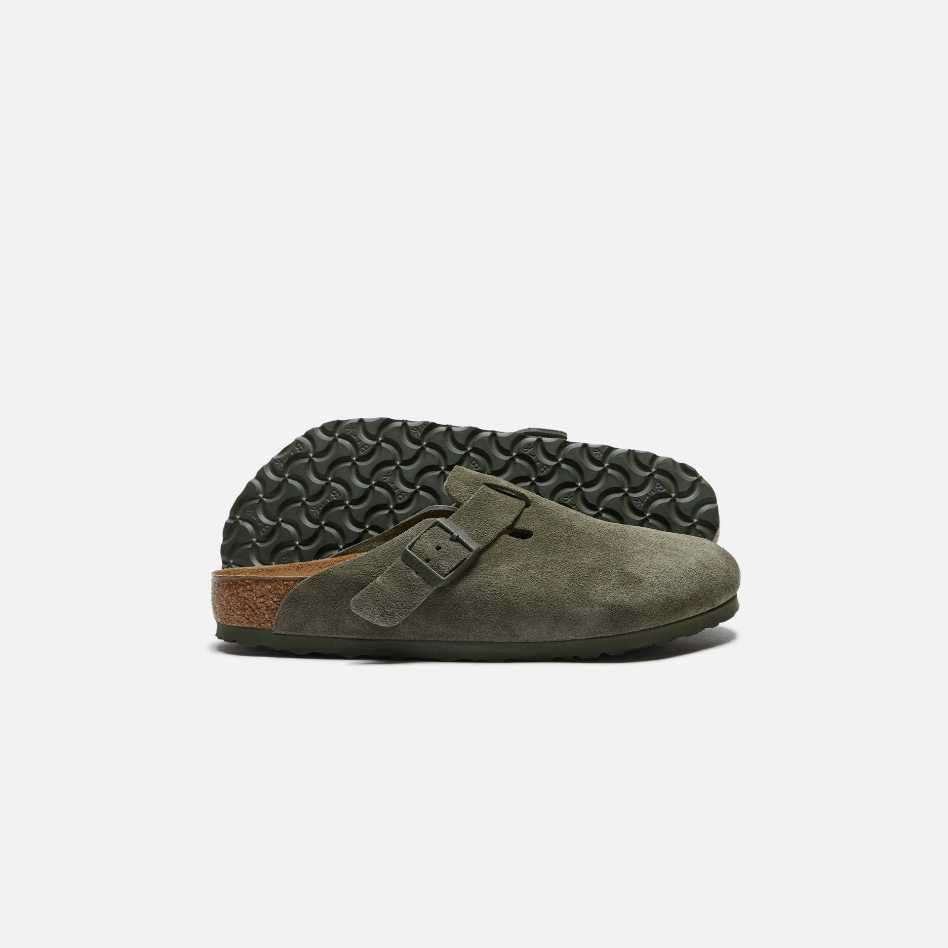 Birkenstock Boston Suede - Thyme