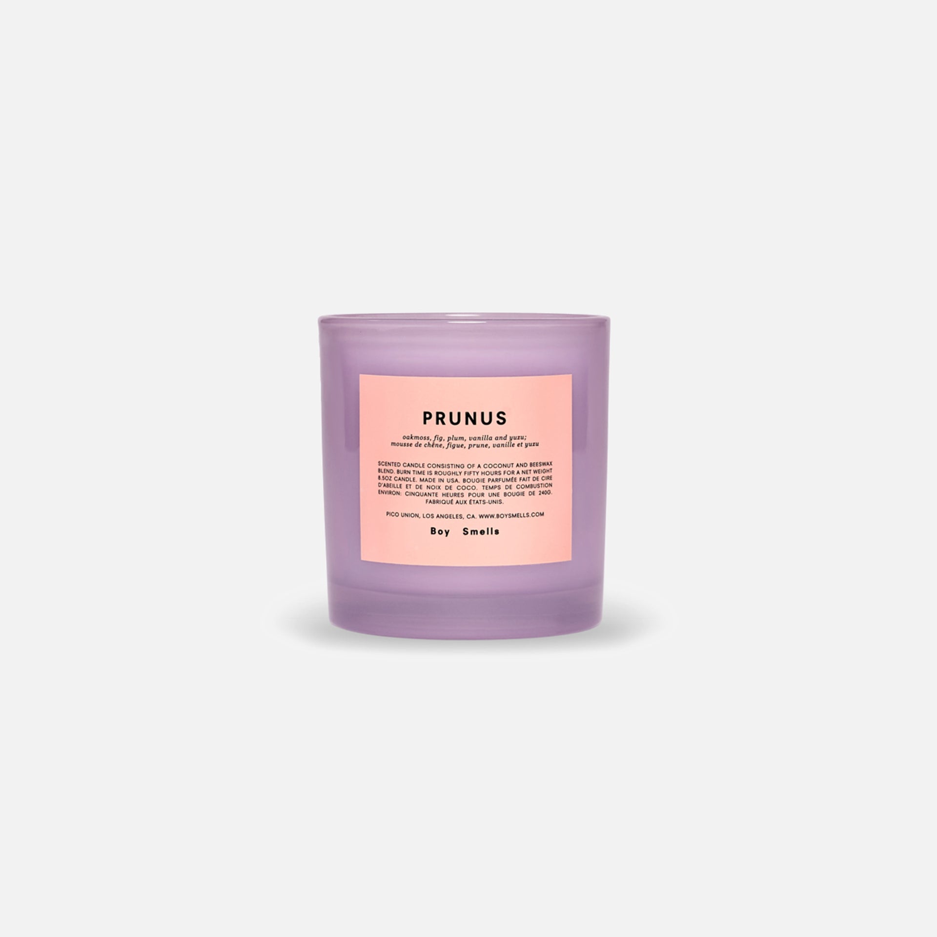 Boy Smells Prunus Candle - Purple