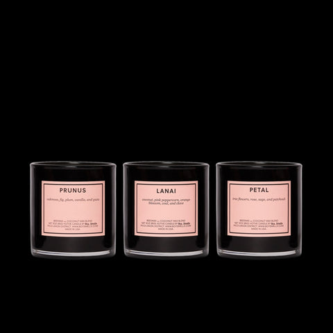 Boy Smells Prunus + Lanai + Petal Votive Set