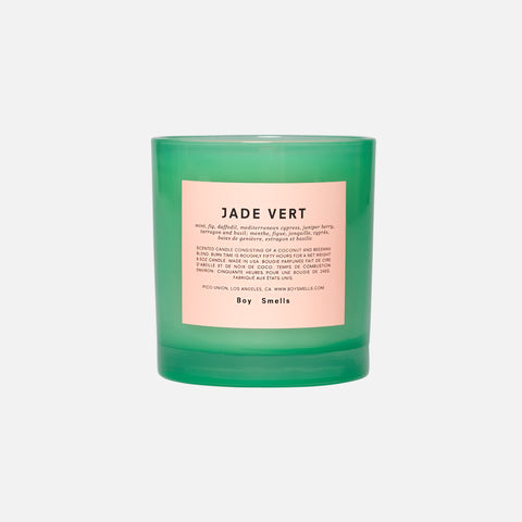 Boy Smells Jade Vert Candle Striped