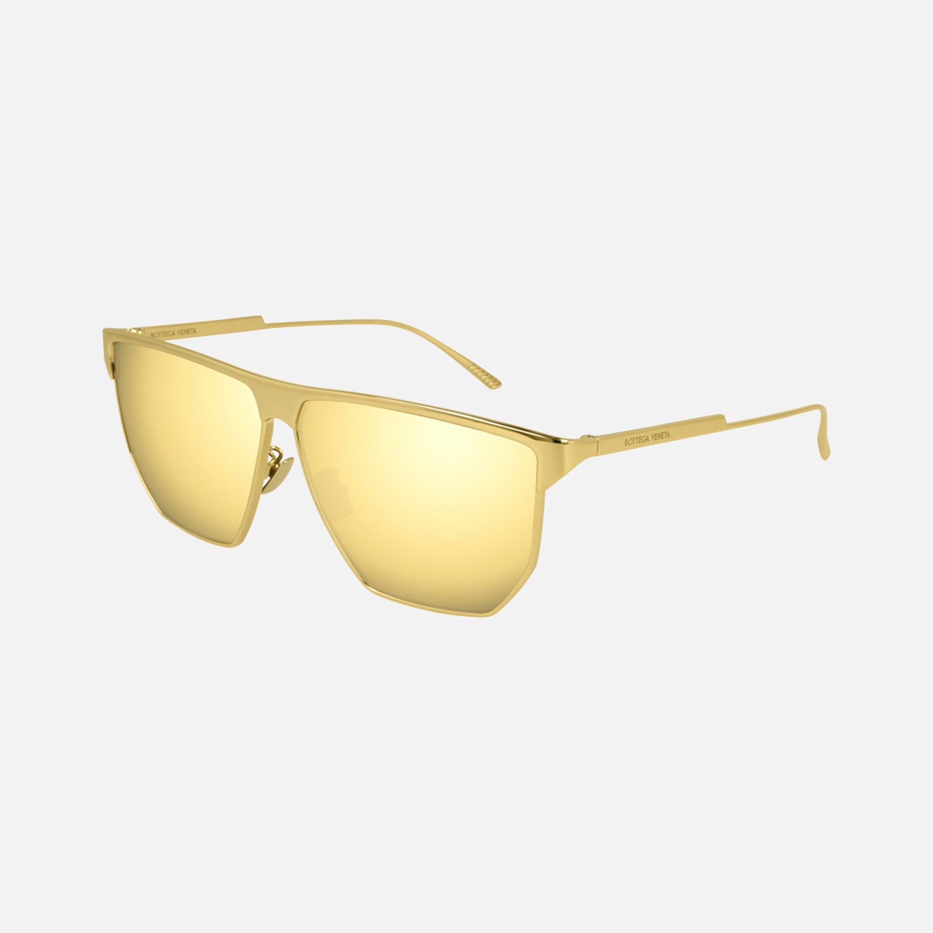 Bottega Veneta Wire Frame Mirror Lens - Gold