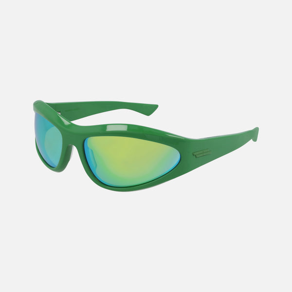 Bottega Veneta Sport Sunglasses - Green W / Mirror Lens – Kith