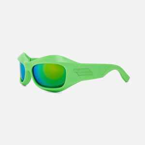 Bottega Veneta Sport cat Sunglasses - Green W / Mirror Lens
