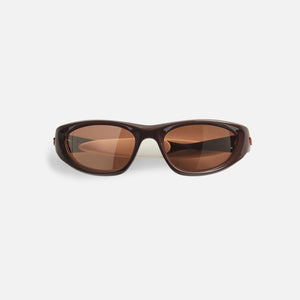 Bottega Veneta Acetate Racing Frame Sunglasses - Brown