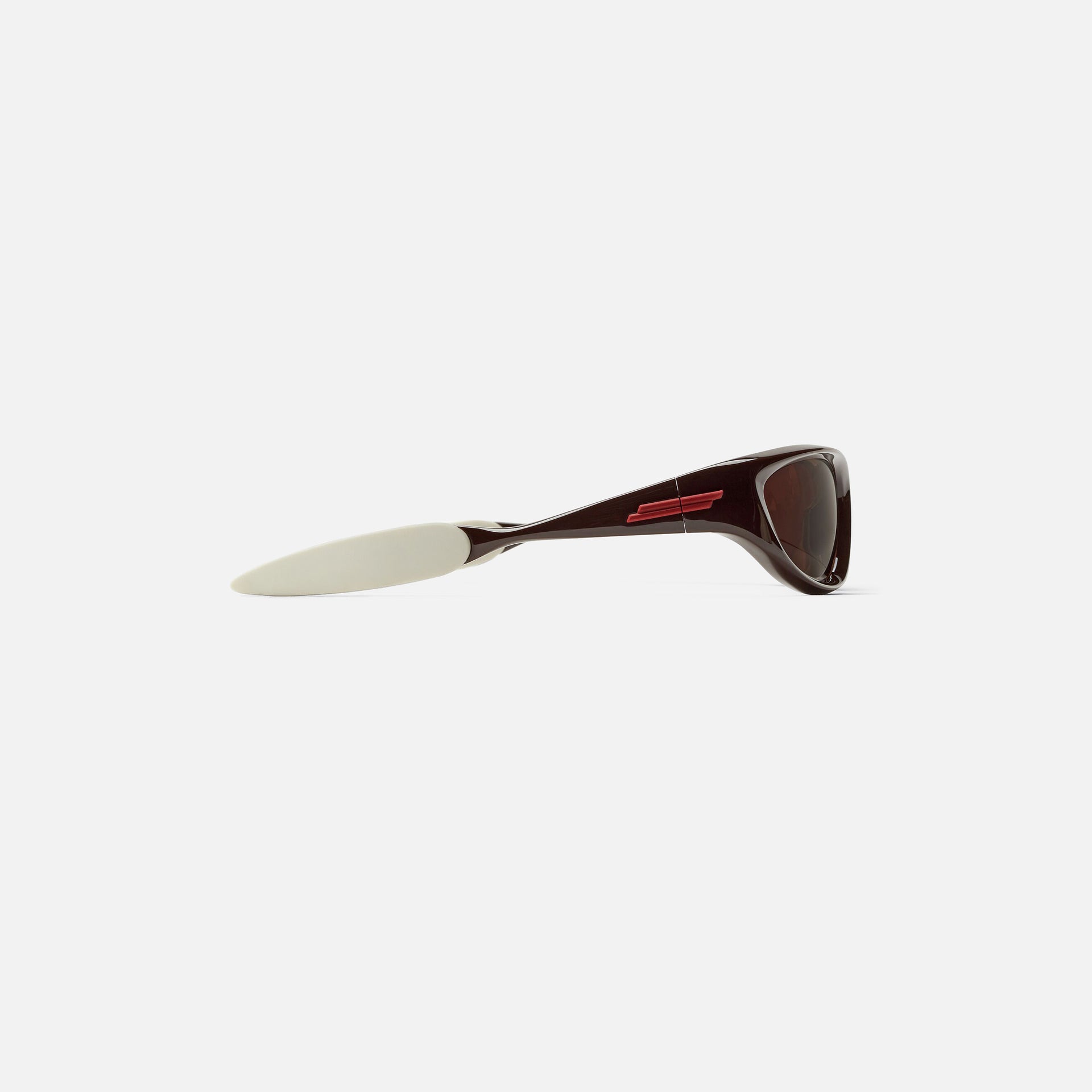 Bottega Veneta Acetate Racing Frame Sunglasses - Brown