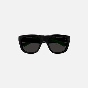 Bottega Veneta Unapologetic Frame - Shiny Black / Grey Lens