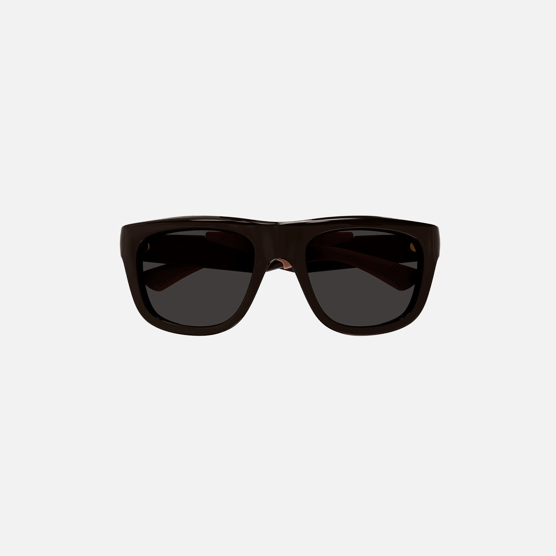 Bottega Veneta Unapologetic Frame - Shiny Brown / Grey Lens