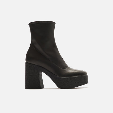 Brother Vellies WMNS Empire Platform Leather Boot - Midnight