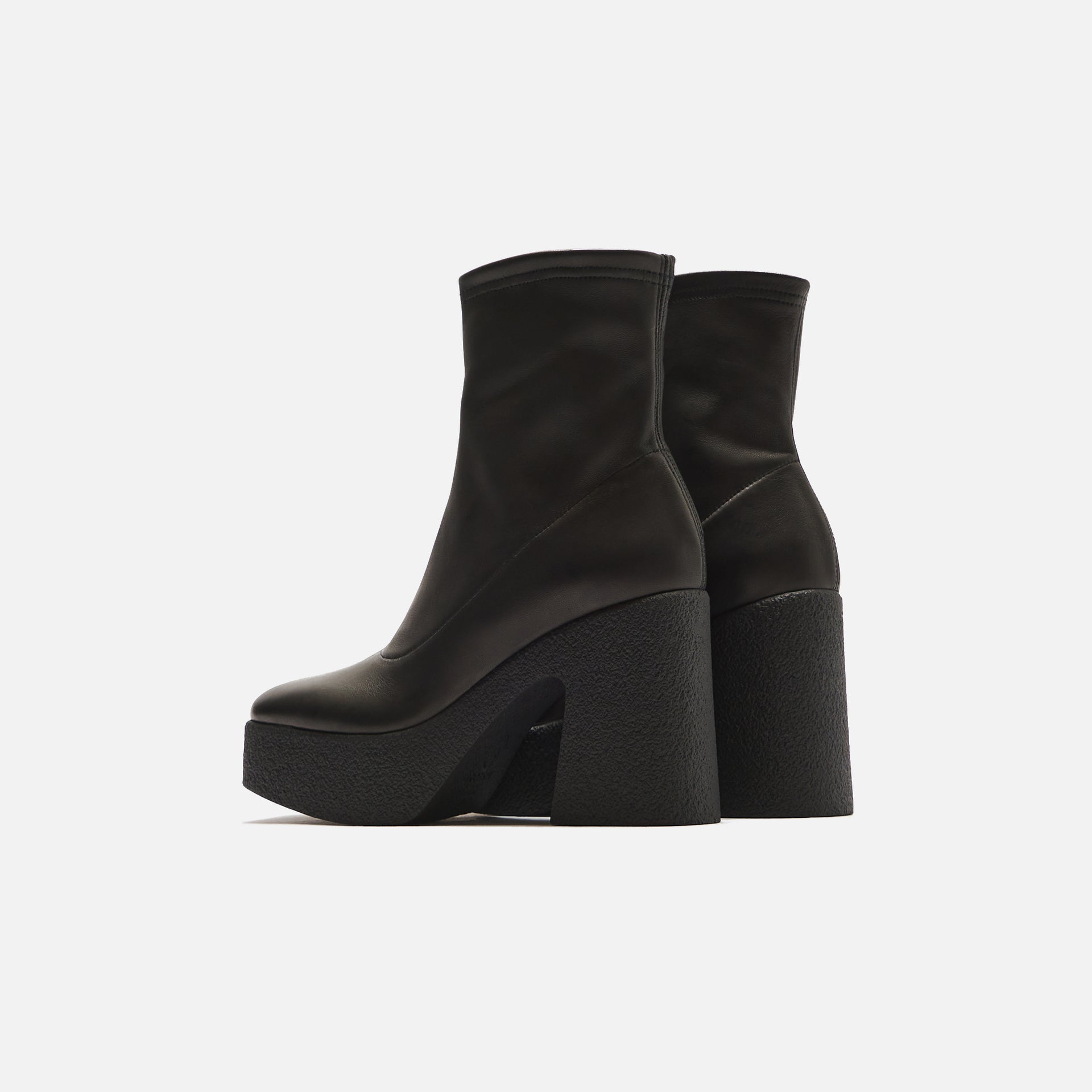 Brother Vellies WMNS Empire Platform Leather Boot - Midnight