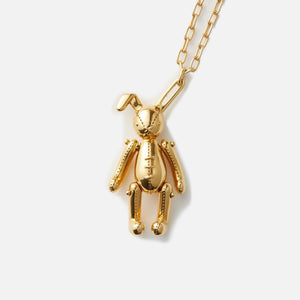 Ambush Bunny Charm Necklace - Gold