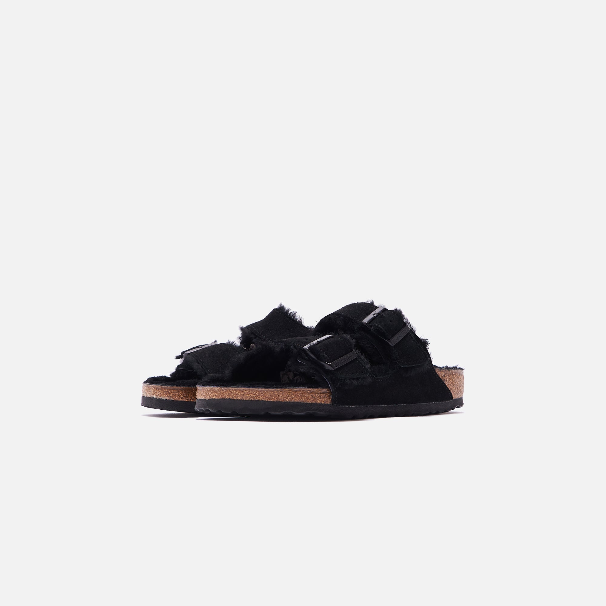 Birkenstock Arizona Shearling - Black – Kith