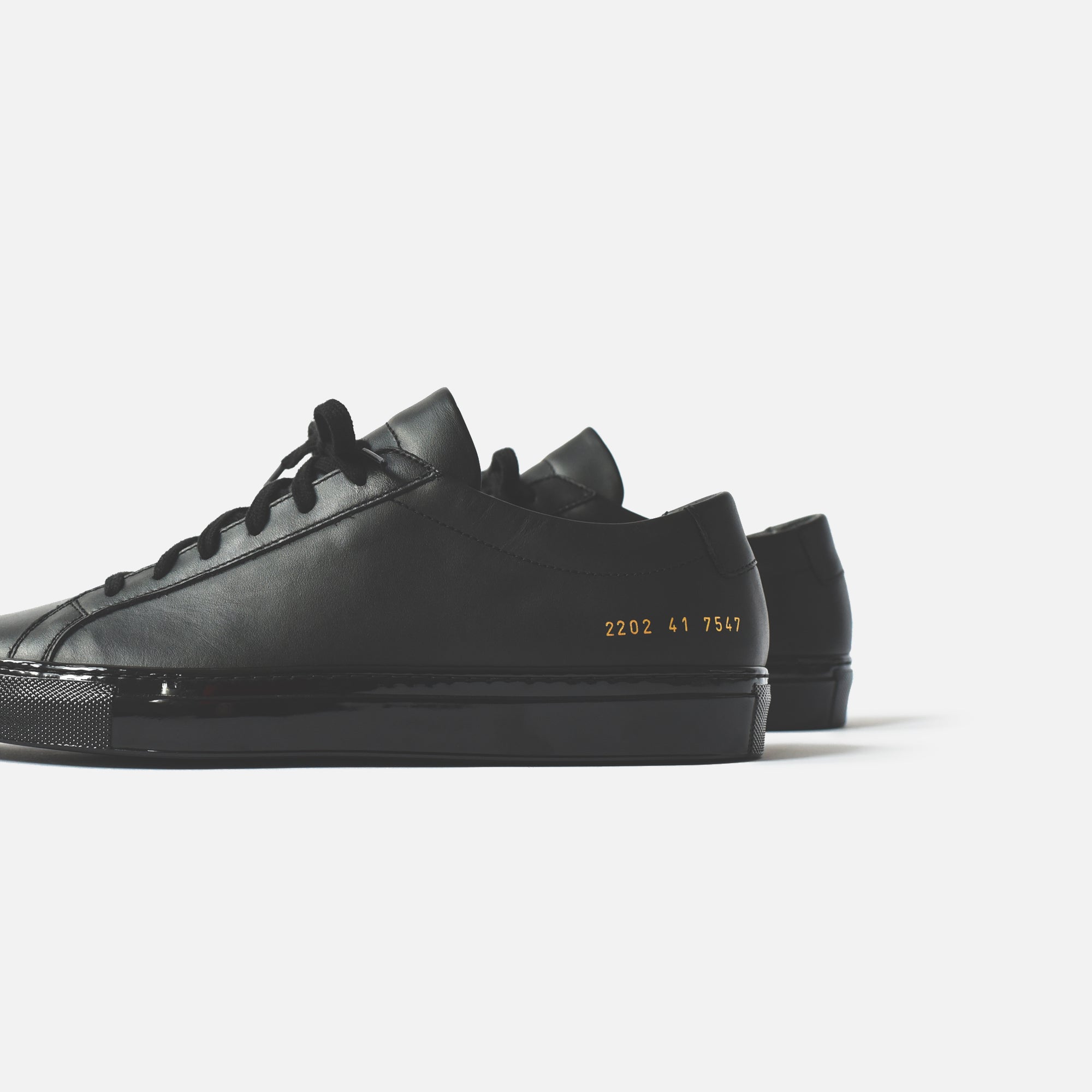 Common Projects Achilles Low Lux - Black – Kith