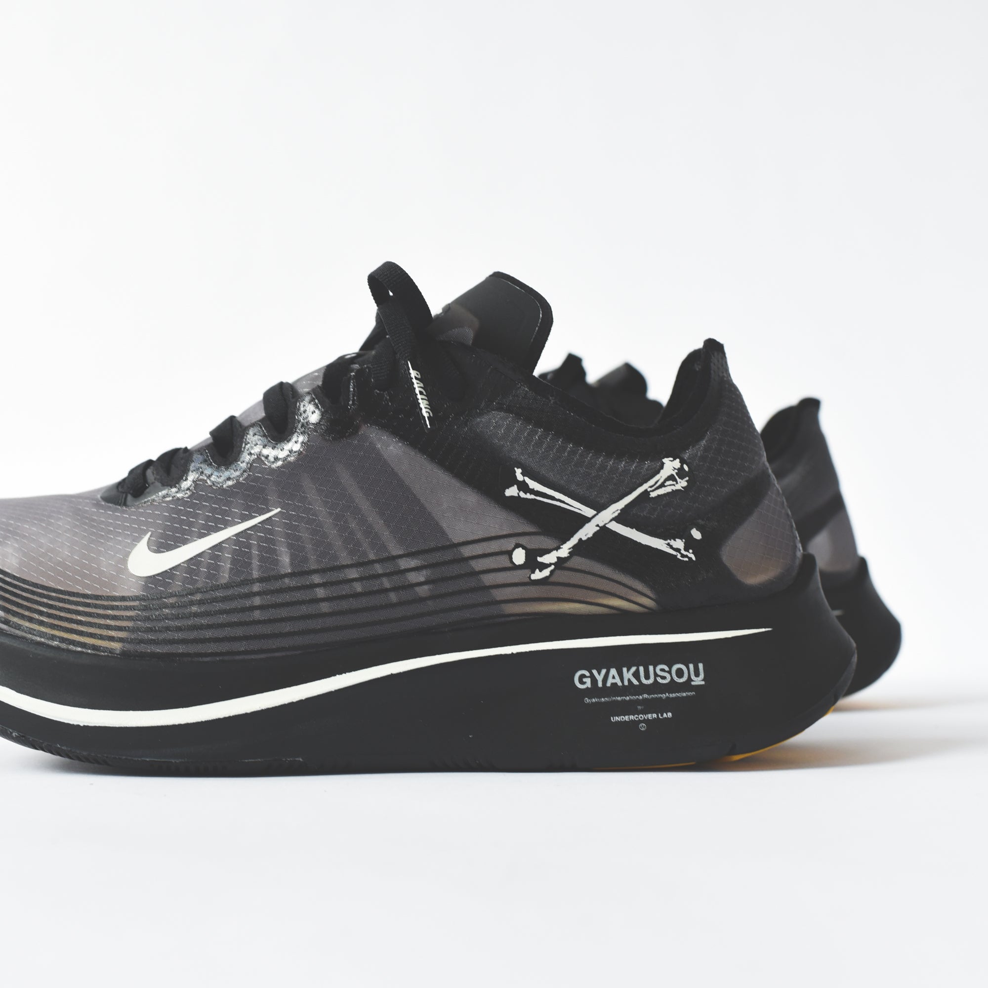 Nike x Gyakusou Zoom Fly - Black / Sail / Mineral Yellow / Black