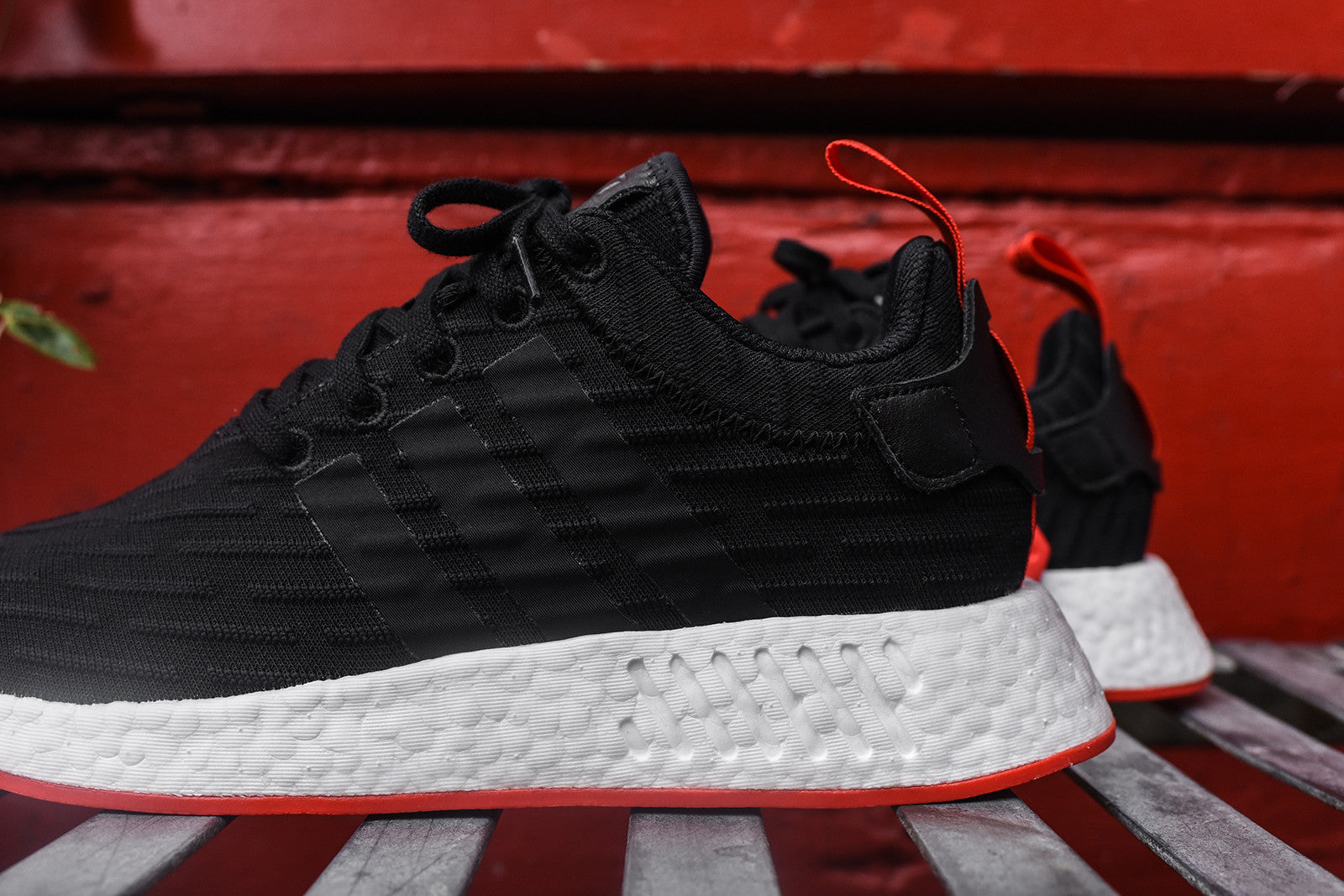 adidas Originals NMD_R2 PK - Black / Red / White