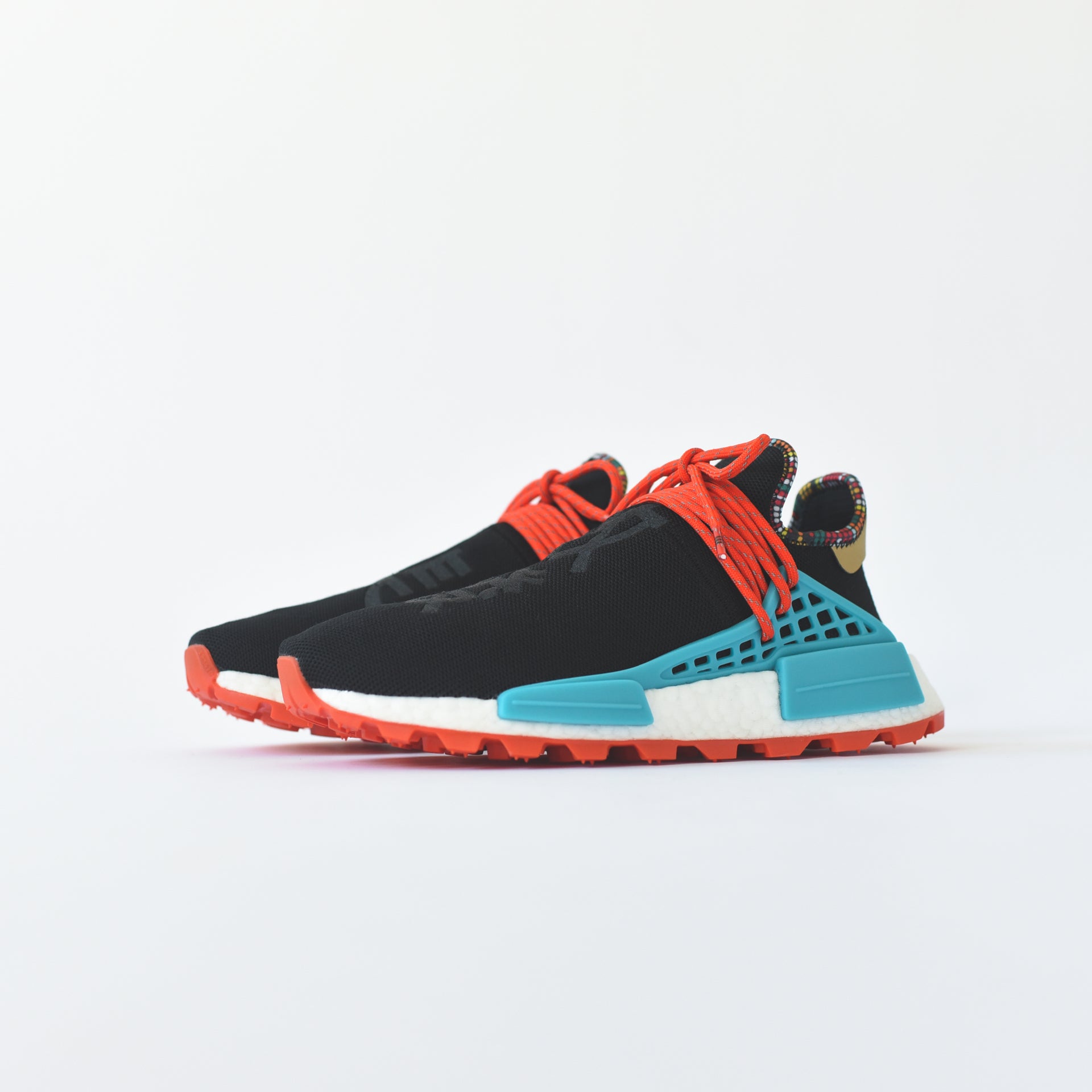 adidas Originals x Pharrell Williams Solar HU NMD - Core Black / Clear Blue