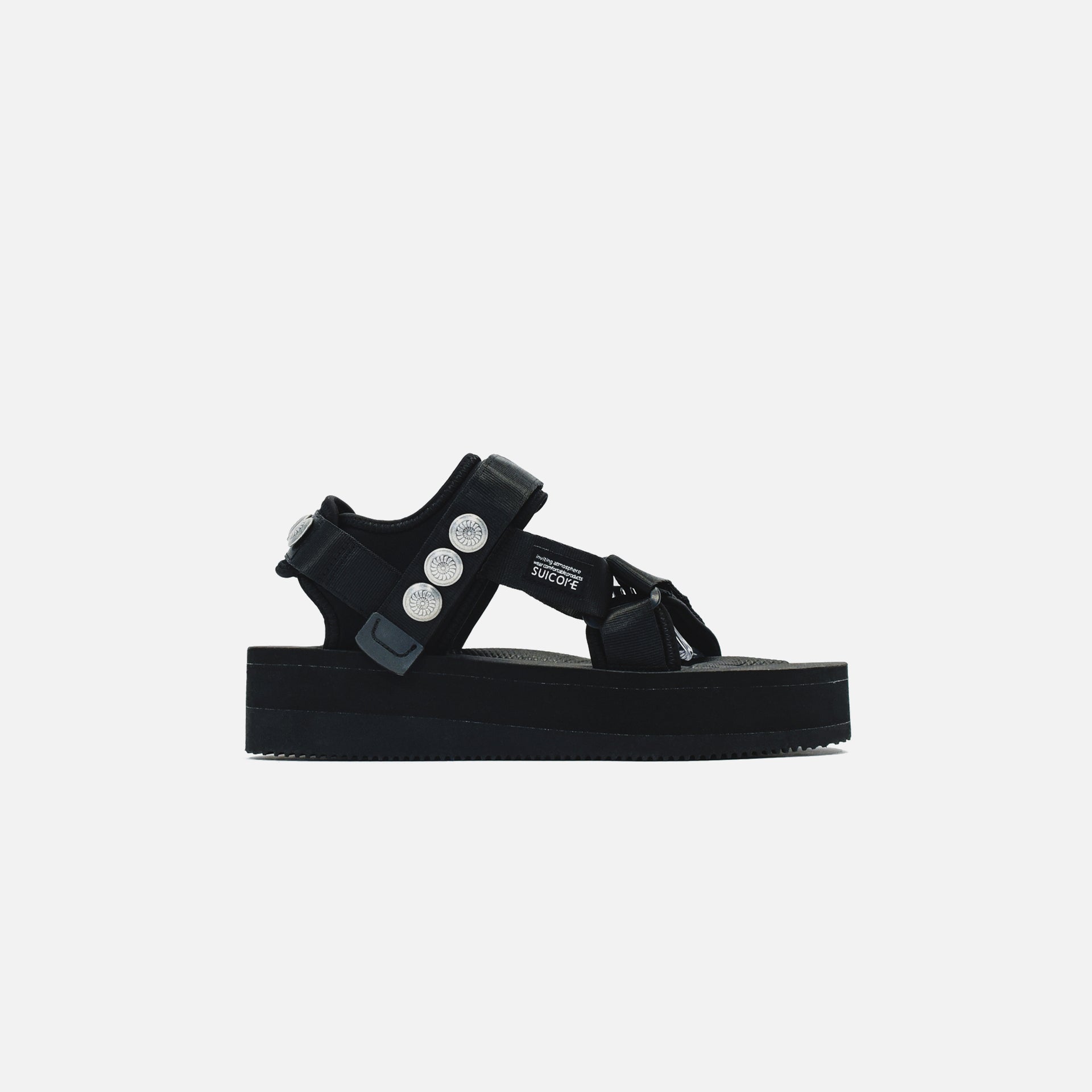 Suicoke x John Elliott x Blackmeans WMNS Yucca Platform Sandal - Black