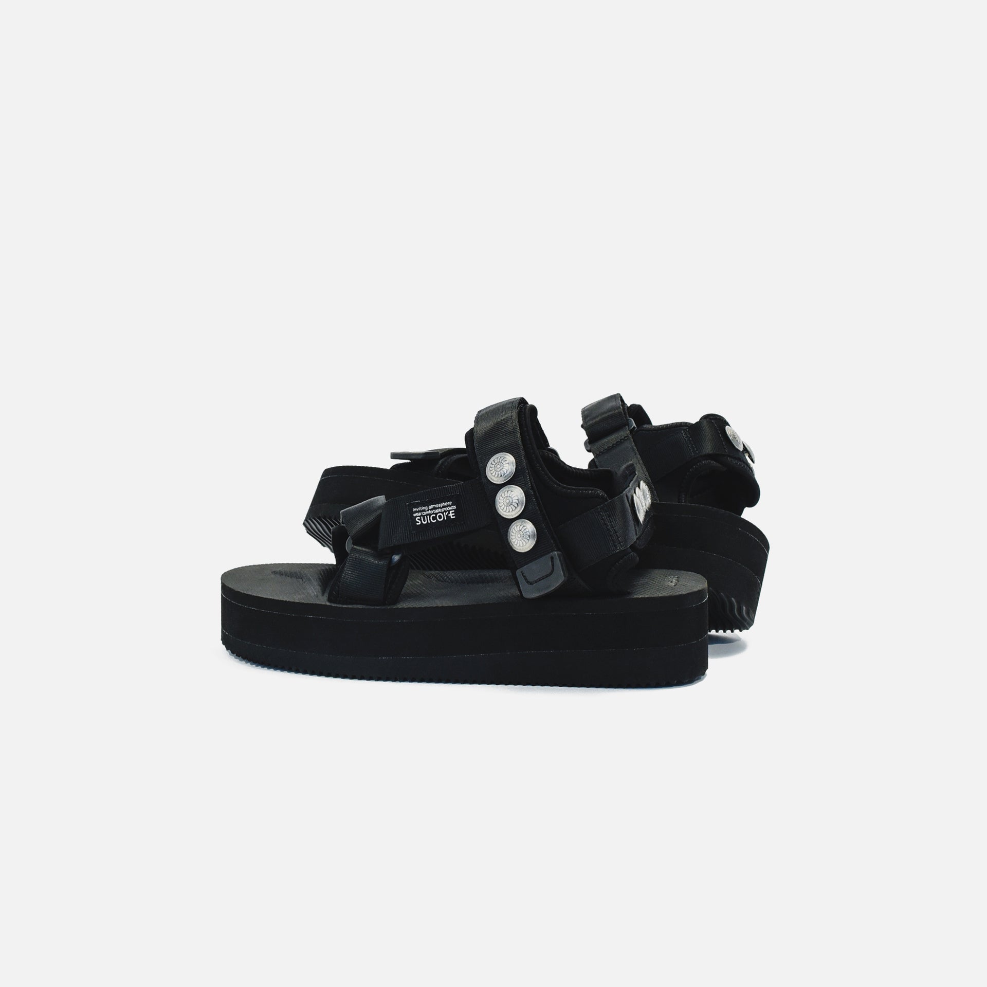 Suicoke x John Elliott x Blackmeans WMNS Yucca Platform Sandal - Black