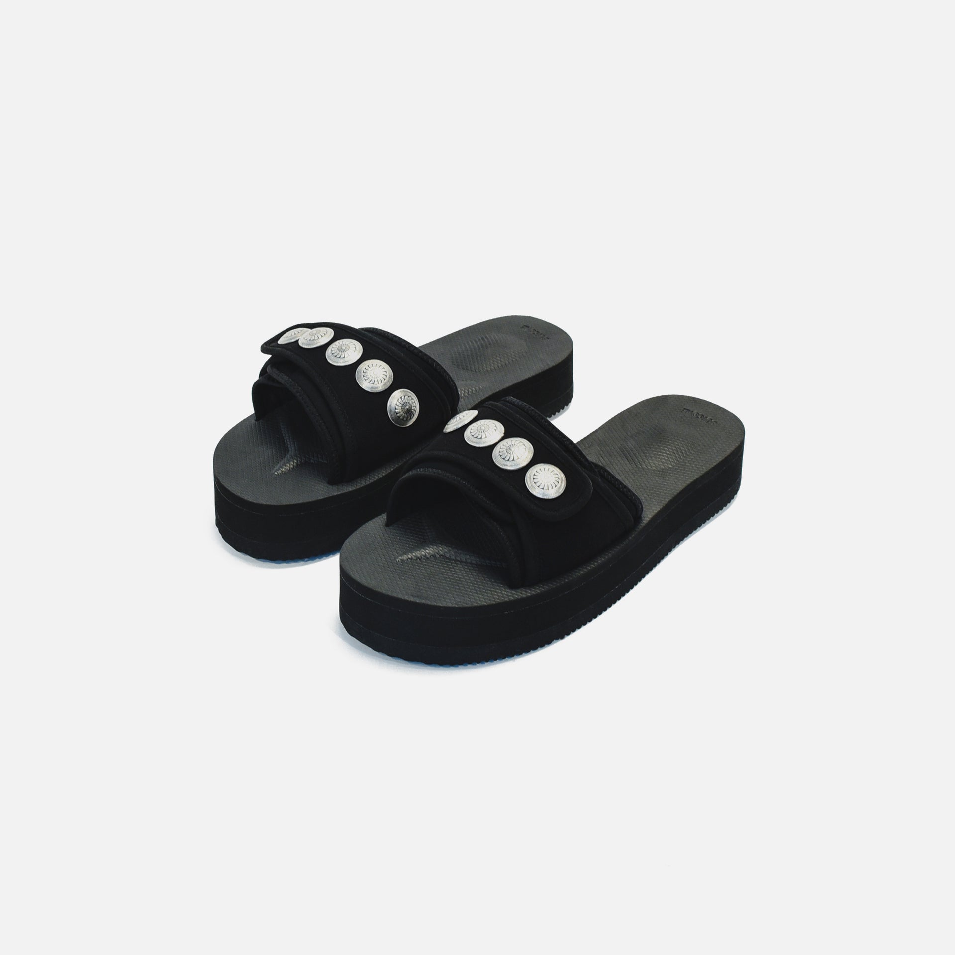 Suicoke x John Elliott x Blackmeans WMNS Yucca Slides - Black