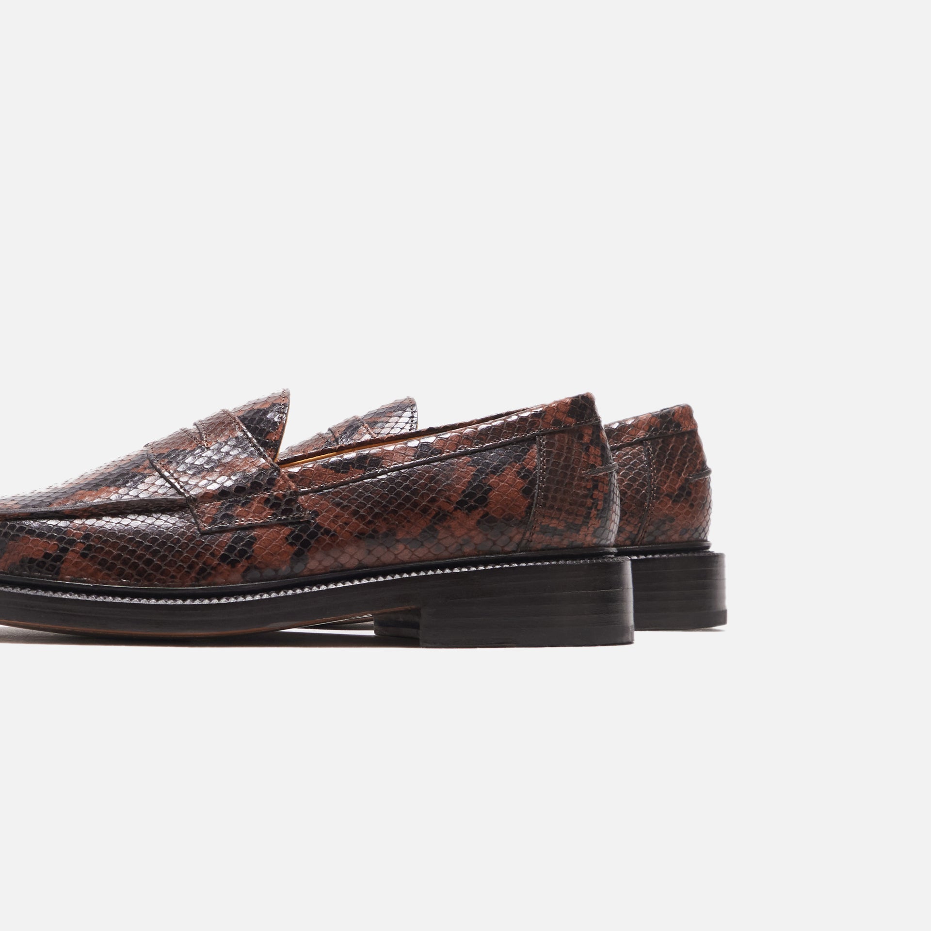 Blackstock & Weber The Ellis Penny Loafer - Garden Snake