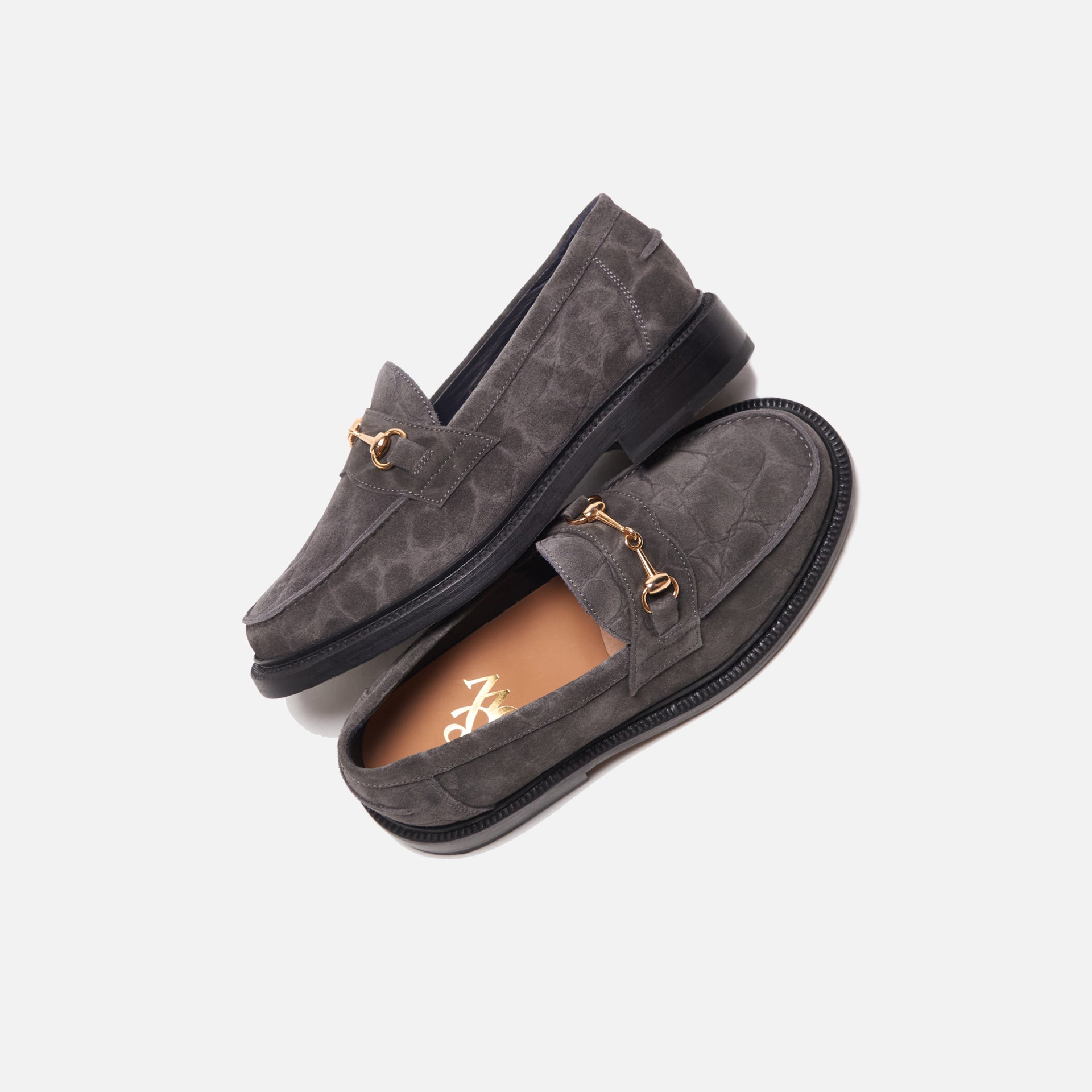 Blackstock & Weber The Mason Horse Bit Loafer - Elephant