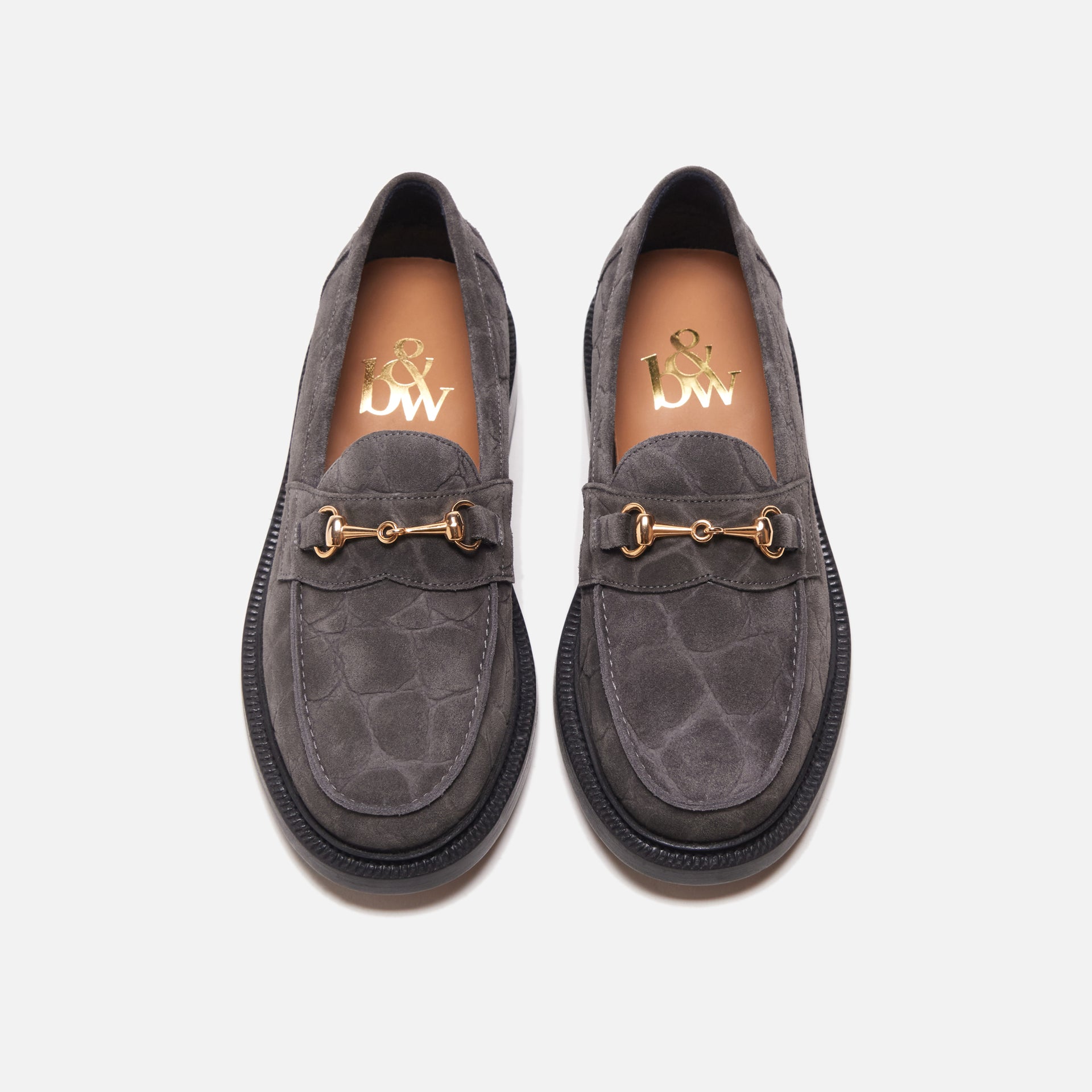 Blackstock & Weber The Mason Horse Bit Loafer - Elephant