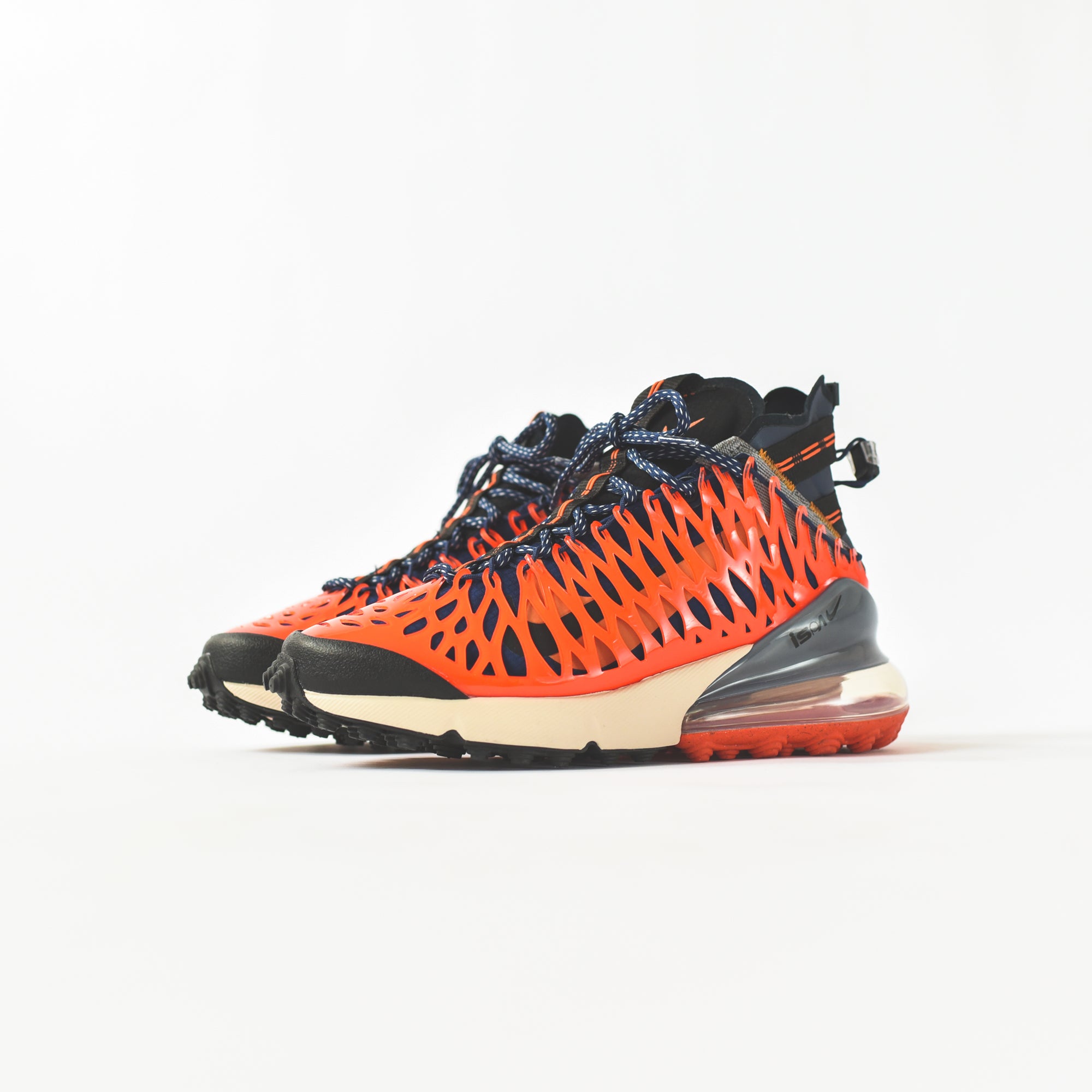 nike air max 270 ispa blue void & terra orange