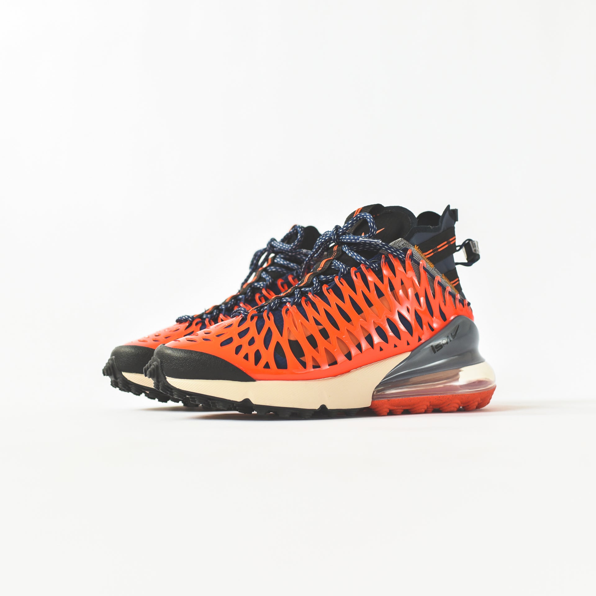 Nike Air Max 270 ISPA - Blue Void / Black / Terra Orange / Oatmeal