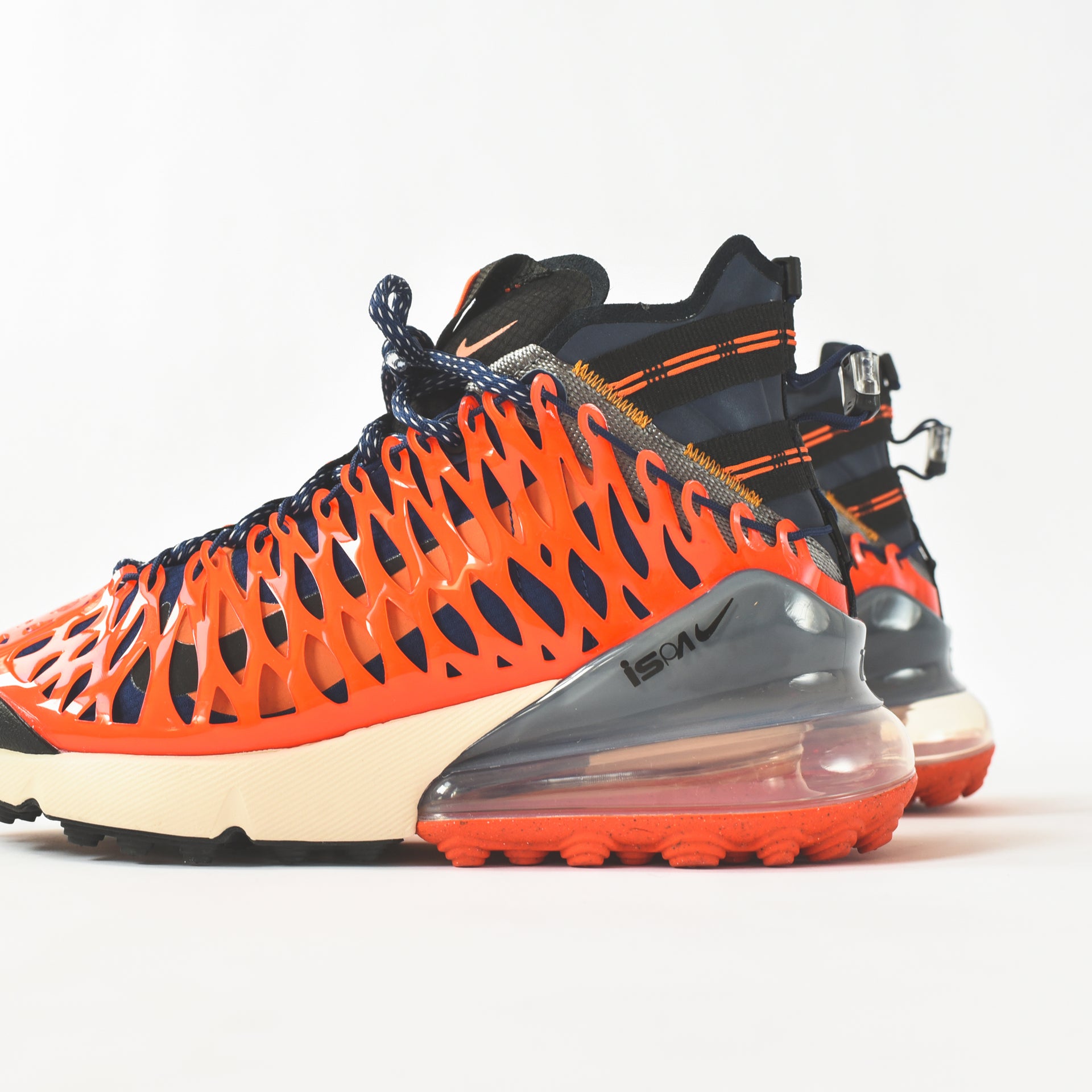 Nike Air Max 270 ISPA - Blue Void / Black / Terra Orange / Oatmeal