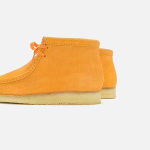 Clarks Wallabee Boot - Burnt Yellow Suede