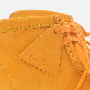 Clarks Wallabee Boot - Burnt Yellow Suede