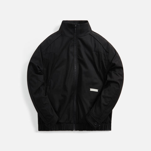 C2H4 Panelled Streamline Tailored Track Jacket - Black