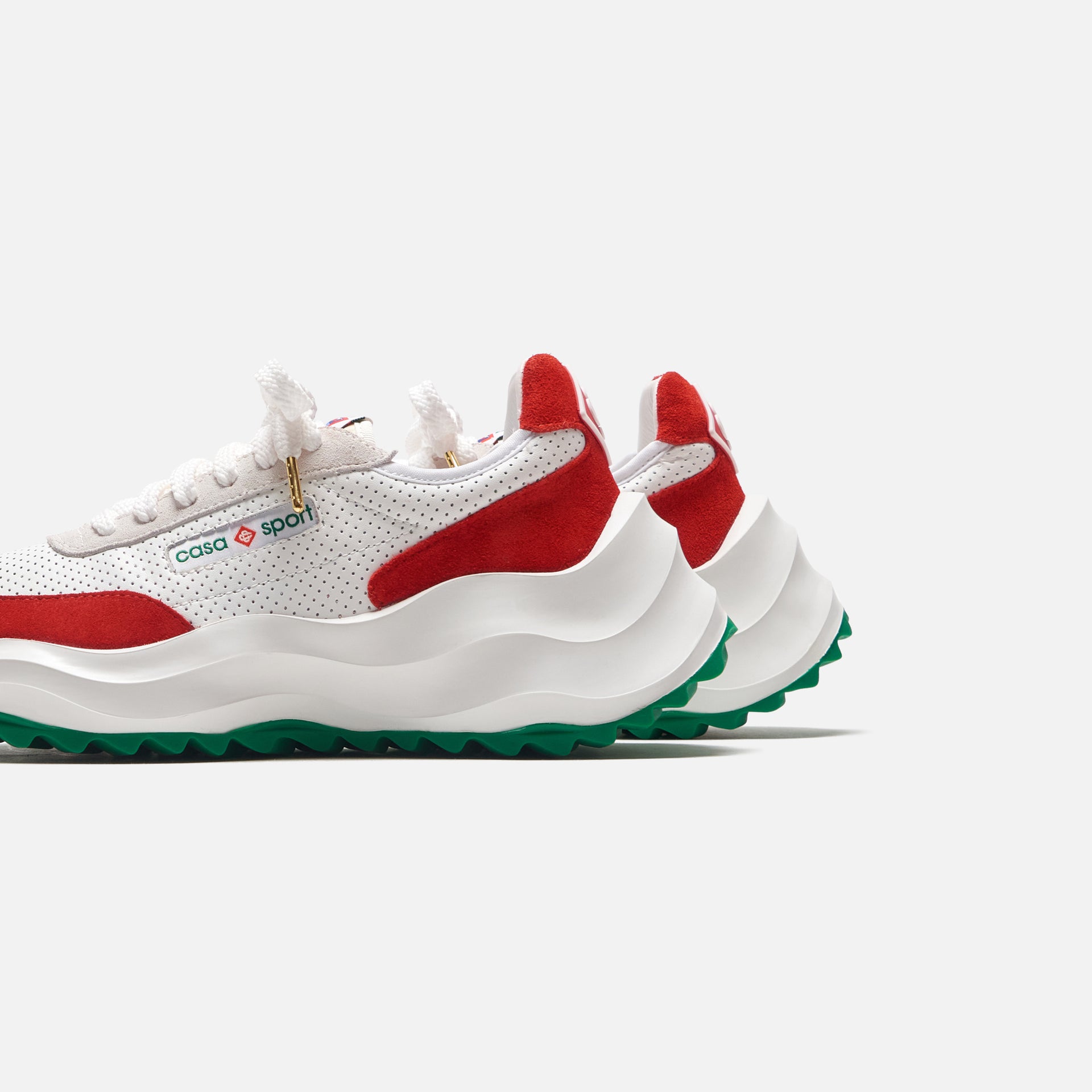 Casablanca Atlantis Sneaker - White / Red