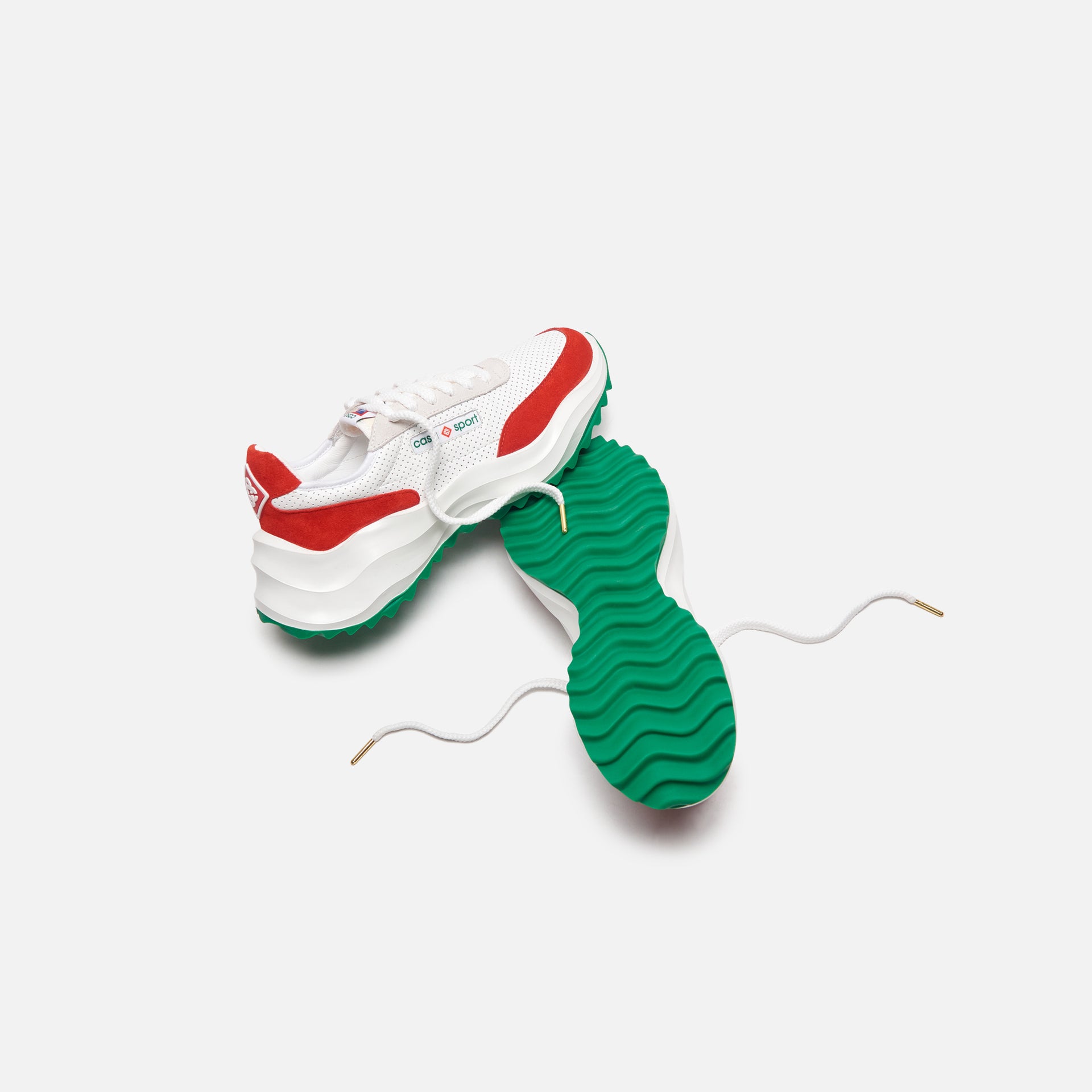 Casablanca Atlantis Sneaker - White / Red