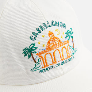 Casablanca School of Beautiful Embroidered Cap - White