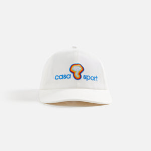 Casablanca Mind Vibrations Embroidered Cap - White