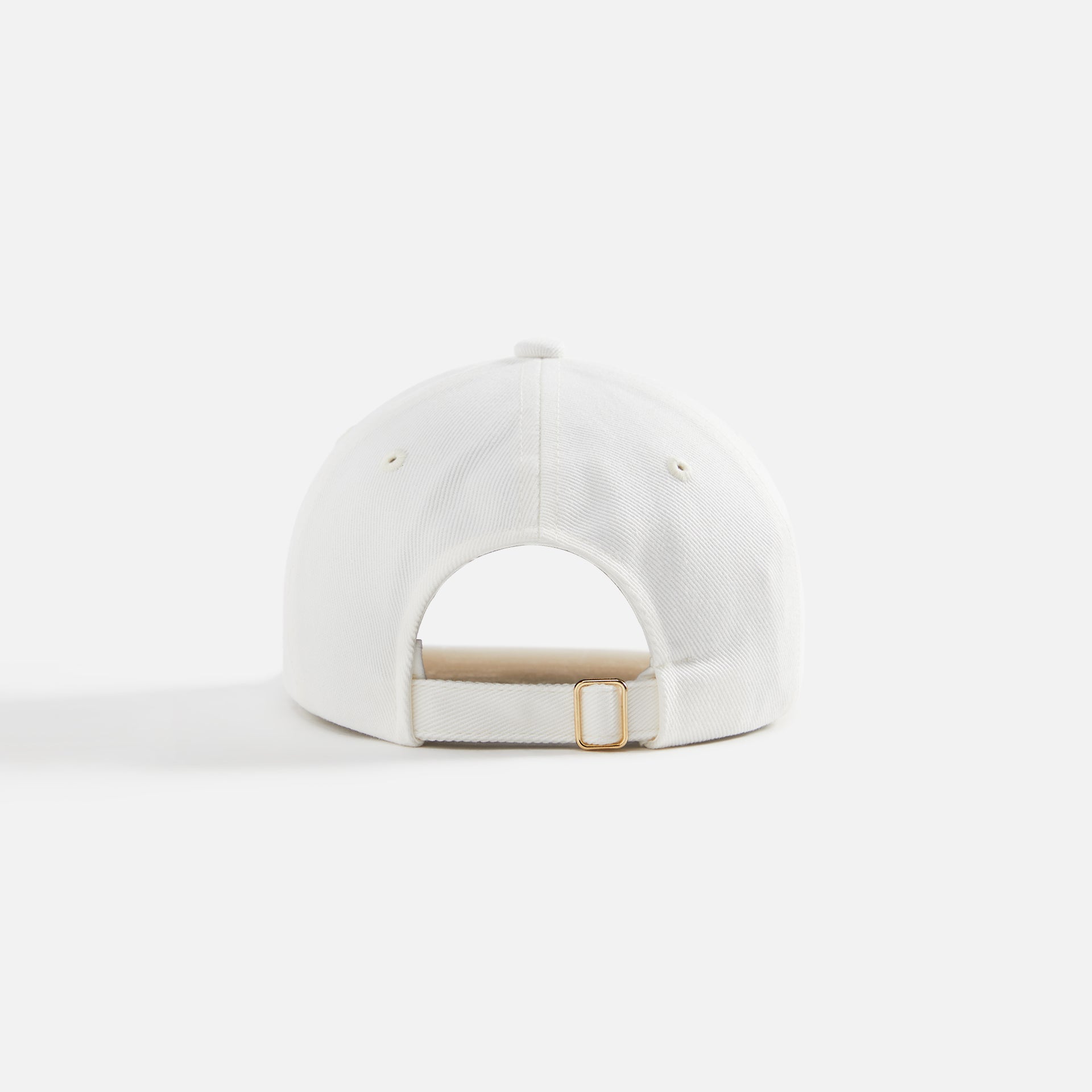 Casablanca Stacked Logo Embroidered Cap - White