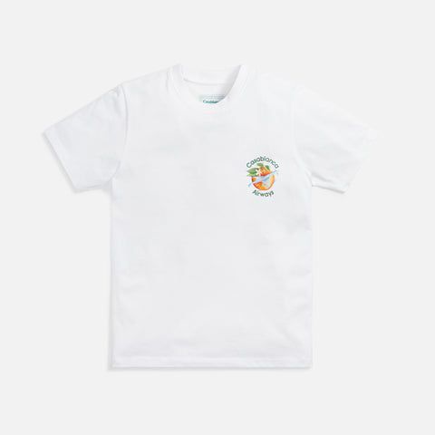 Casablanca Orbite Autour De L'Orange Screen Printed Tee - White