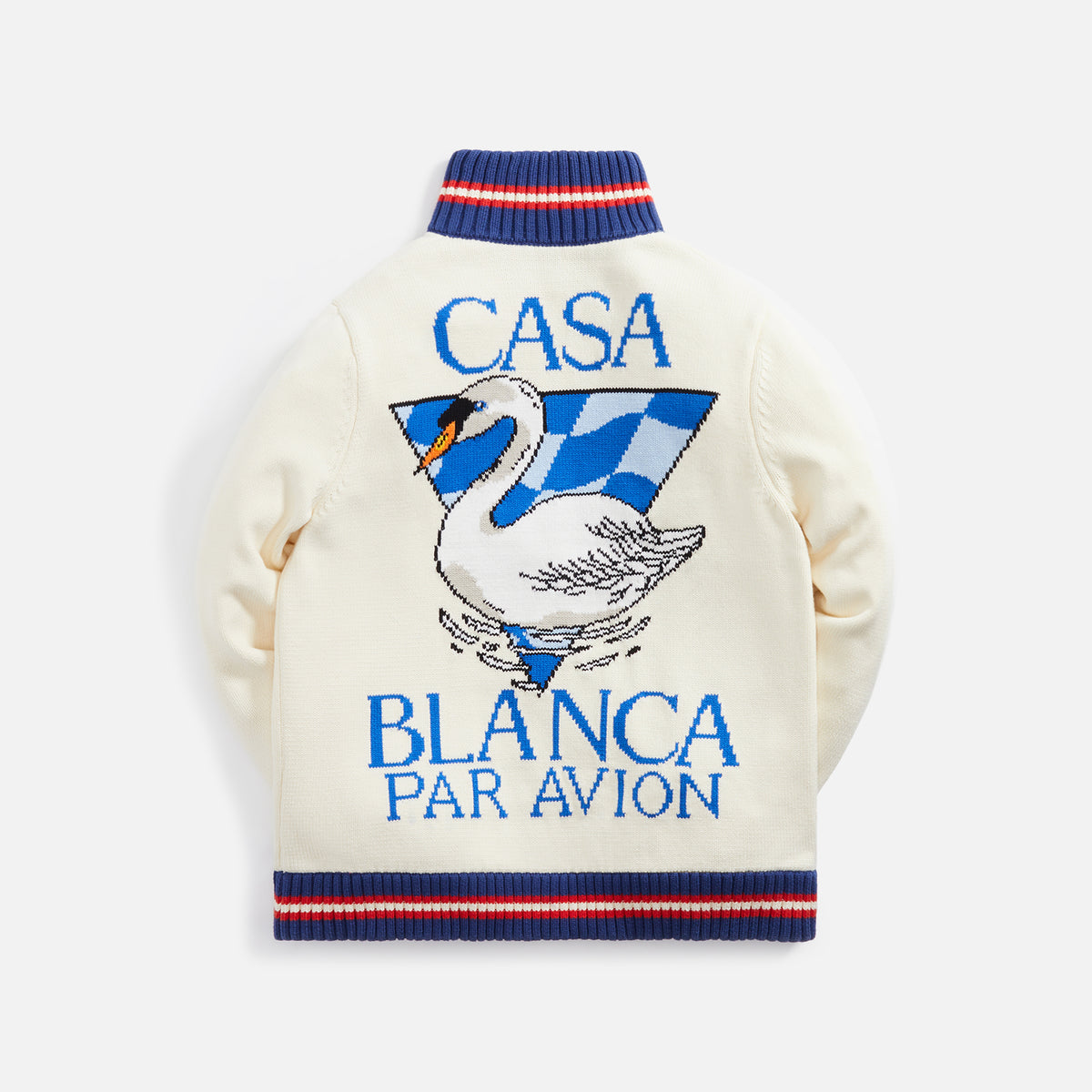Casablanca Casa Swan Zip Up Jacket - White