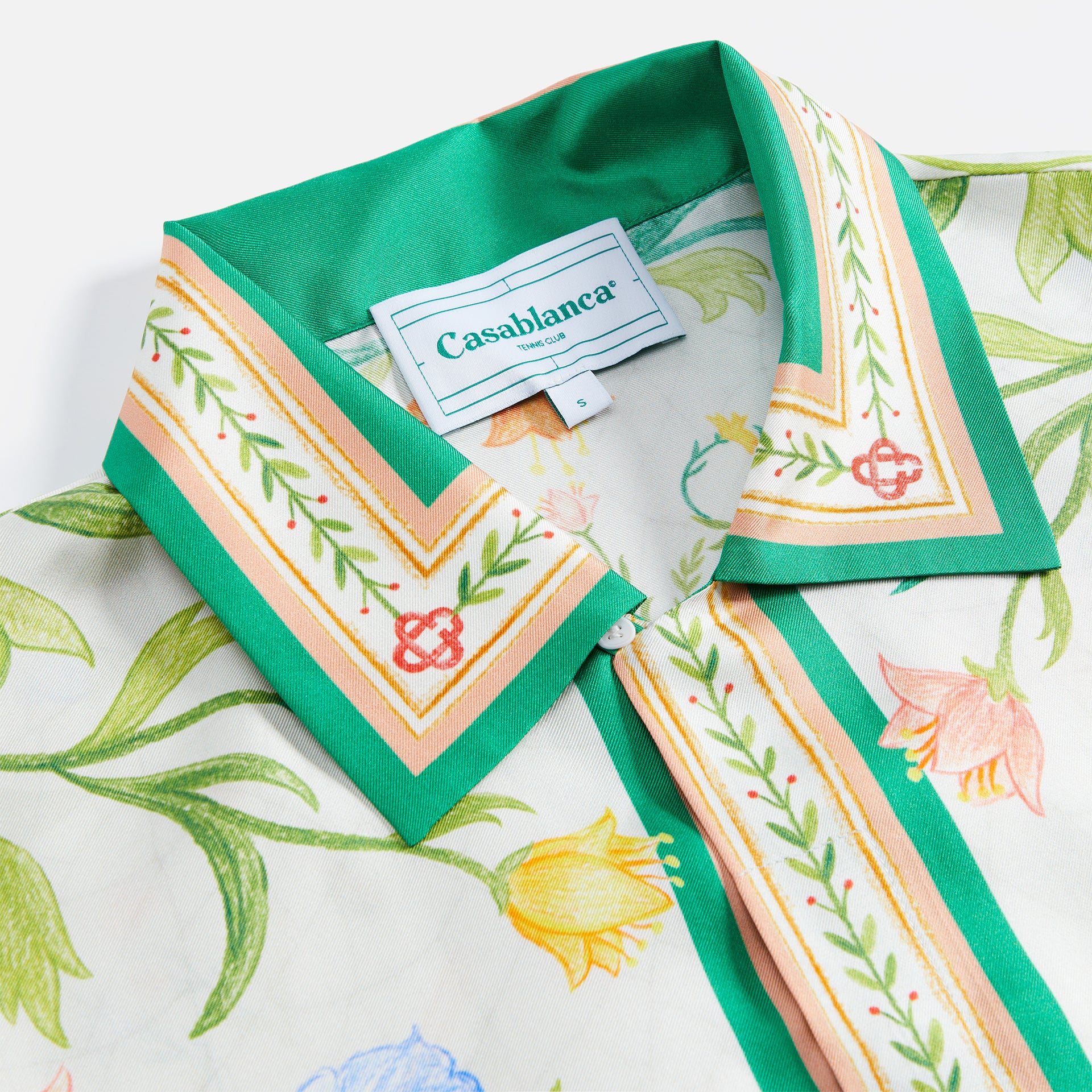 Casablanca Cuban Collar Shirt - L`Arche Fleurie