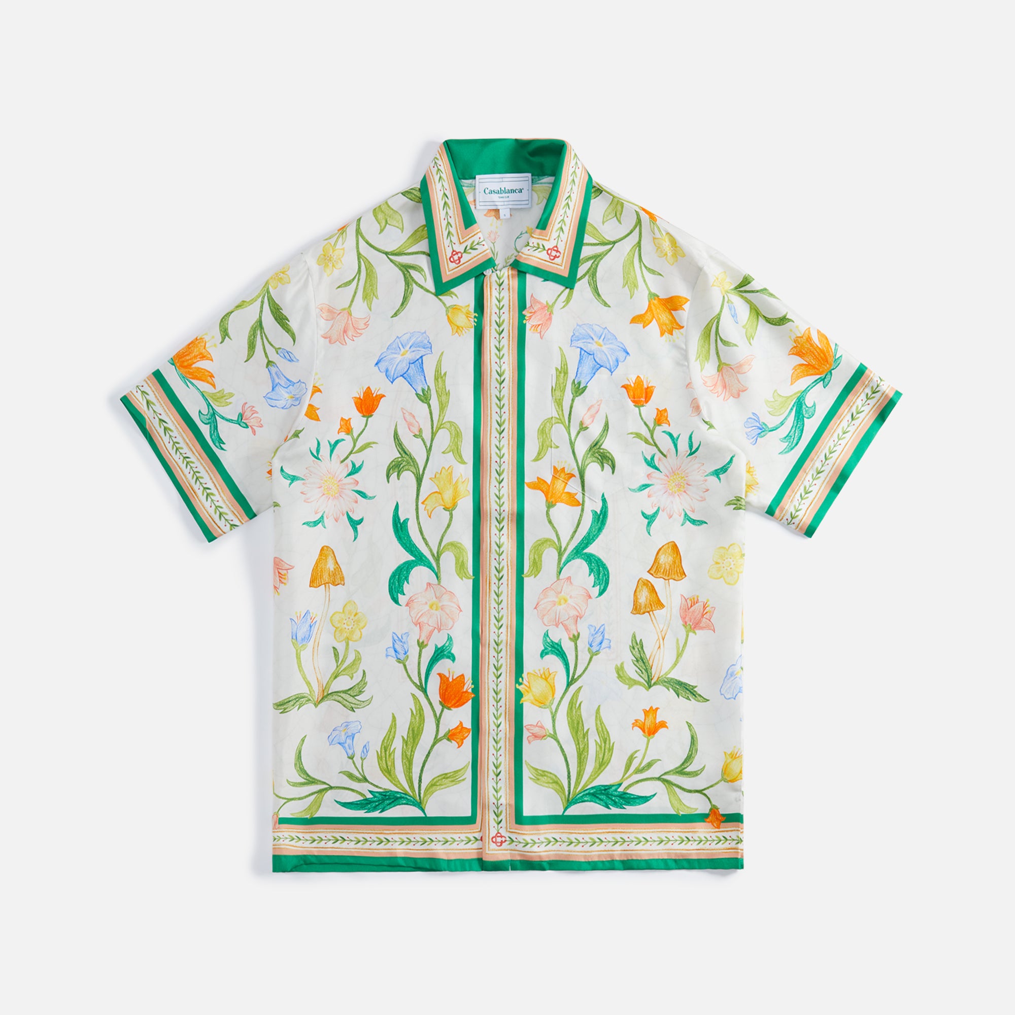 Casablanca Cuban Collar Shirt - L`Arche Fleurie – Kith
