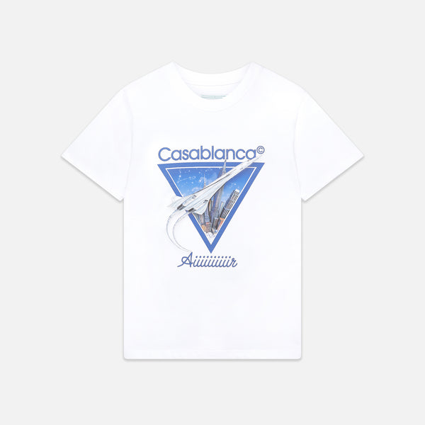 Tシャツ・カットソー Casablanca White Cotton Shirt CASABLANCA White Cotton T-shirt Size S,,L,XL,2XL Logo - Etsy